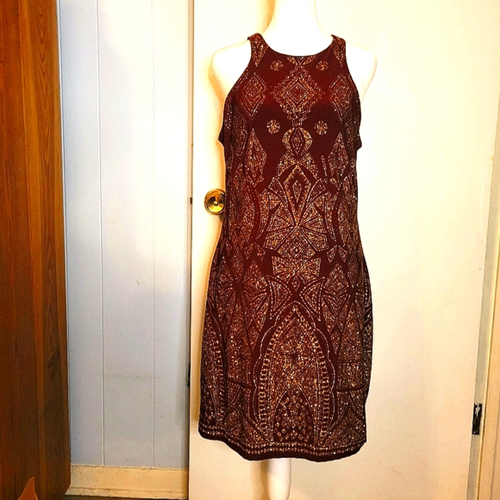 Gold-Dusted Dress